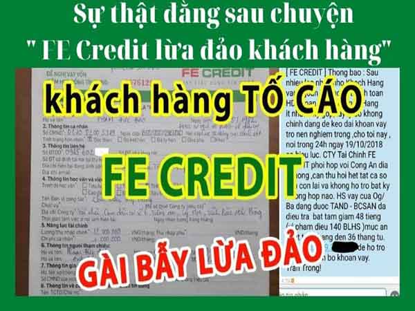 - Sự thật về công ty tài chính Fe Credit