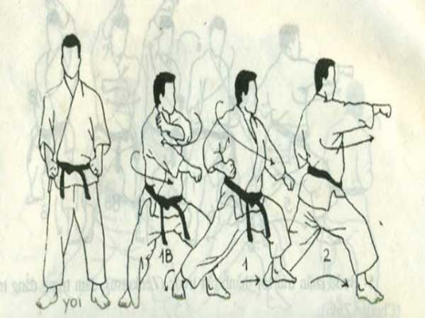 Cú đấm trong các bài quyền karate 