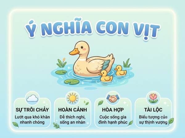 Ý nghĩa con vịt trong quan niệm dân gian?